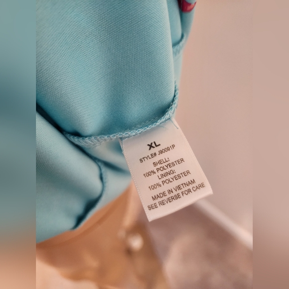 Macy's Cloud & Sky Auqa Blue Floral Sundress - Picture 7 of 7